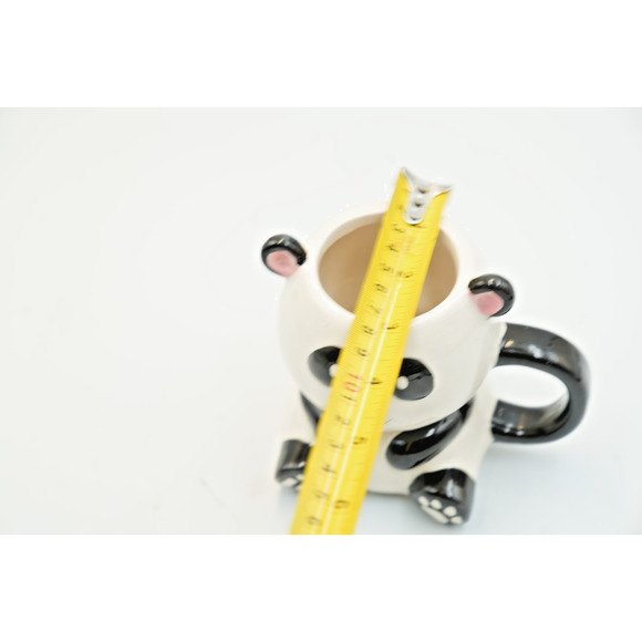 Panda Shaped Ceramic Mug with Handle – 5.25” Tall Cute Animal Design - Picture 8 of 10